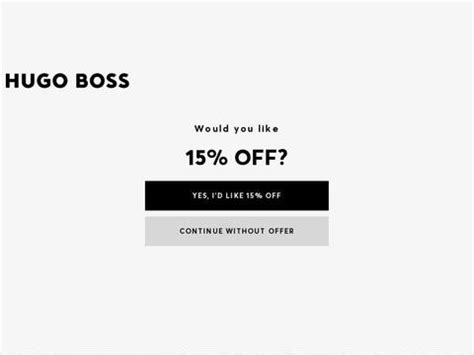 discount codes for hugo boss